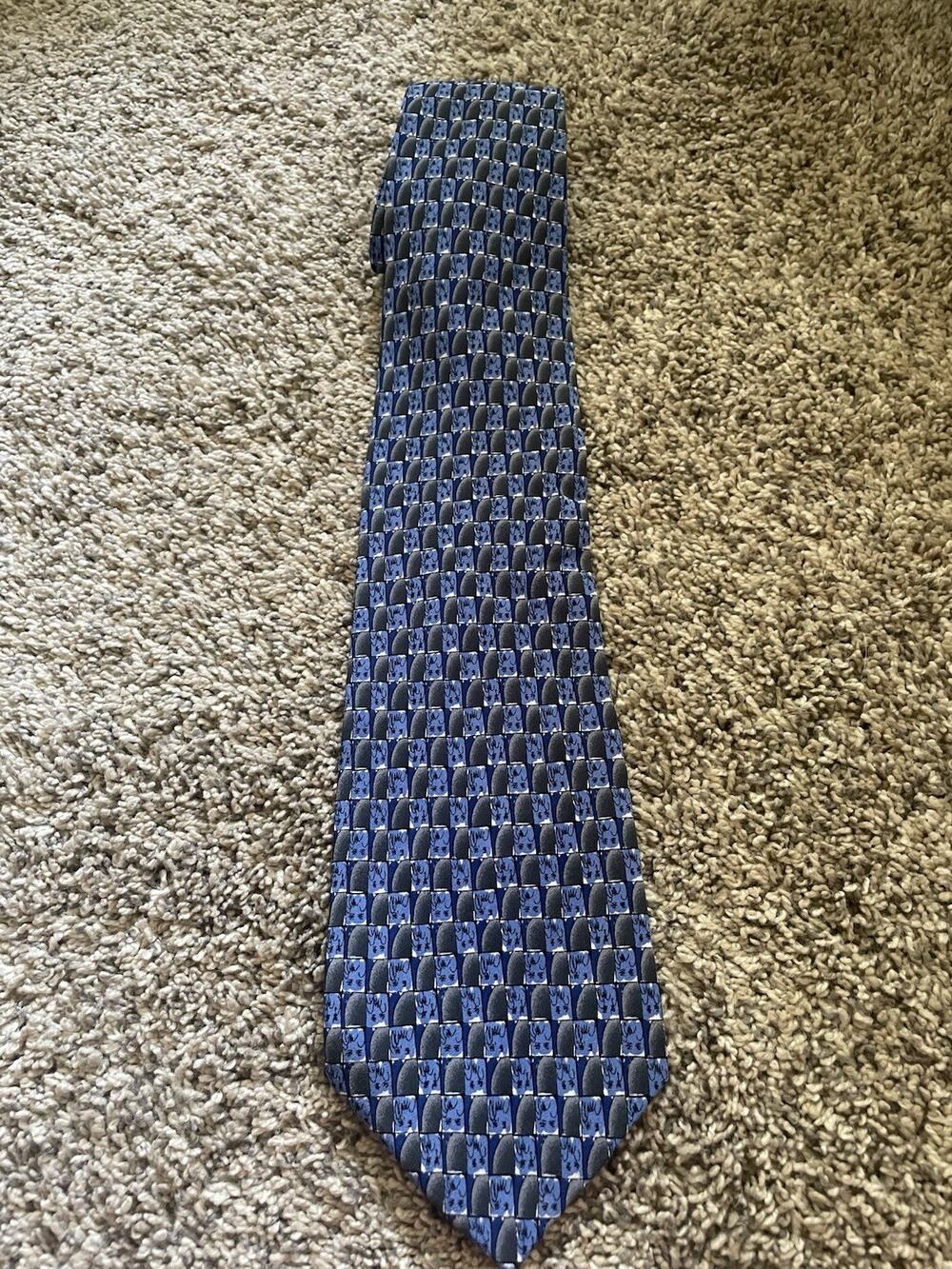 Vintage J. Garcia Men's Tie 100% Silk Geo Abstract South of the Border 1996